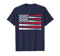 American Flag Baseball Usa Baseball Sport T-Shirt - Trendy Graphic Unisex - T-Shirt, Sweatshirt, Hoodie