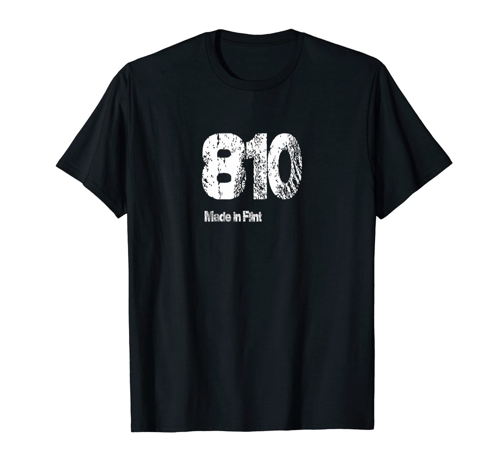 810 Made Flint Distressed T-Shirt - Custom Art Print Unisex - T-Shirt, Sweatshirt, Hoodie