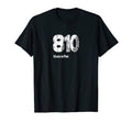 810 Made Flint Distressed T-Shirt - Custom Art Print Unisex - T-Shirt, Sweatshirt, Hoodie