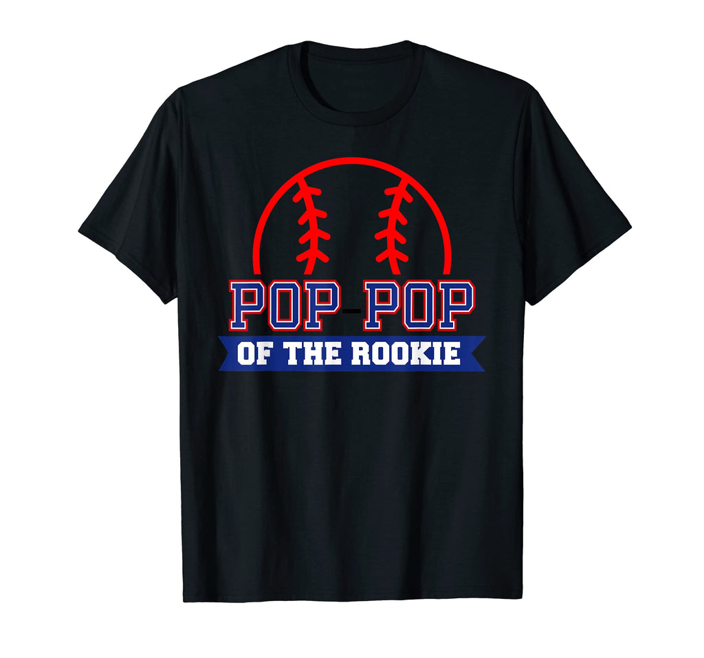 Pop Pop Rookie 1St Birthday Baseball T-Shirt - Fun Novelty Design Unisex - T-Shirt, Sweatshirt, Hoodie