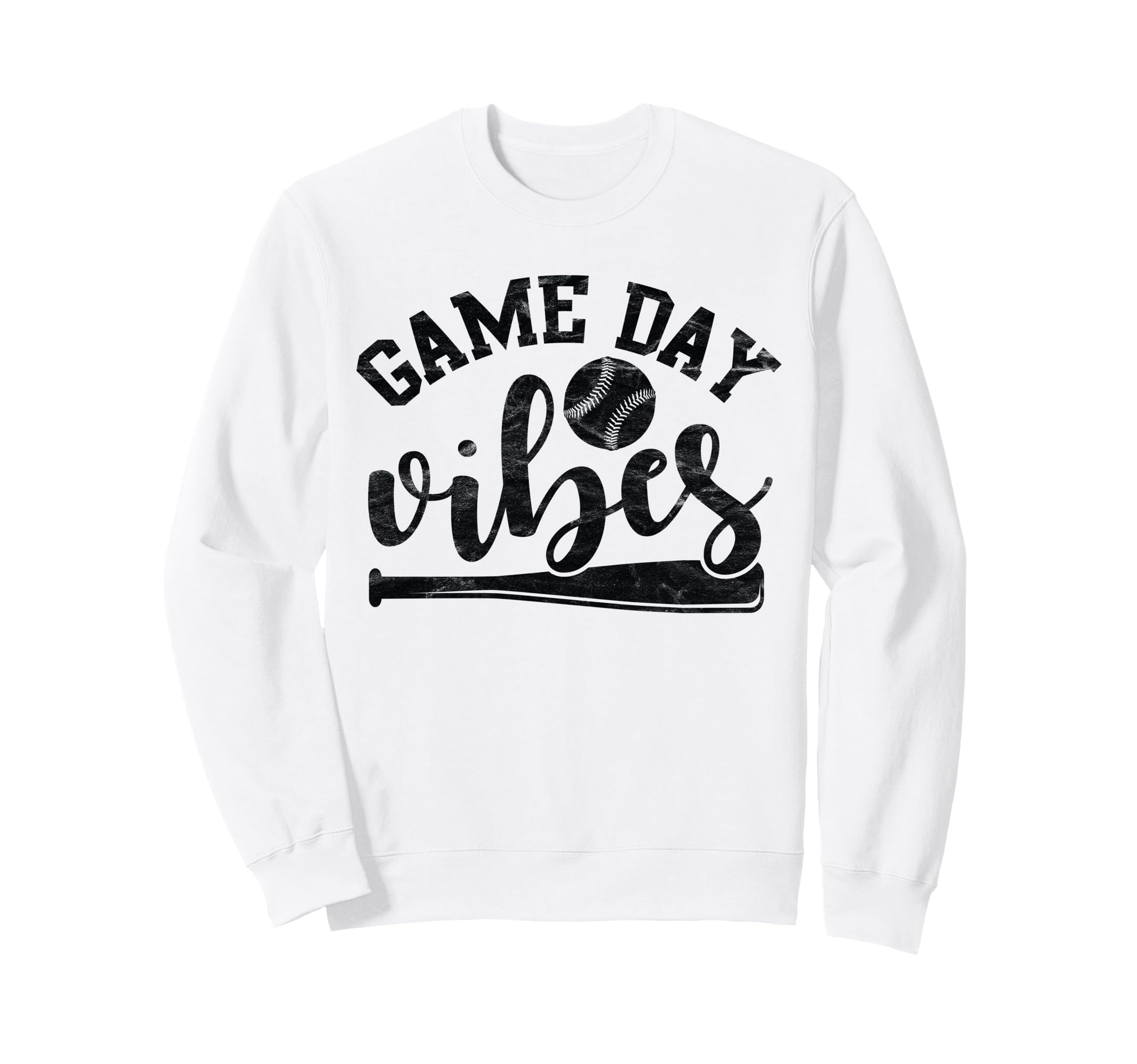 Game Day Vibes Sports Games Baseball Sweatshirt - Minimalist Print Unisex - T-Shirt, Sweatshirt, Hoodie