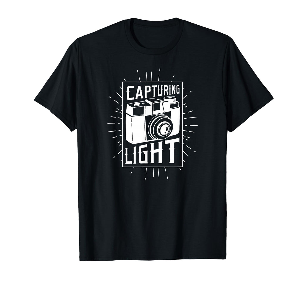 Dslr Photography Capturing Light Photo T-Shirt - Custom Art Print Unisex - T-Shirt, Sweatshirt, Hoodie