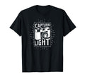 Dslr Photography Capturing Light Photo T-Shirt - Custom Art Print Unisex - T-Shirt, Sweatshirt, Hoodie