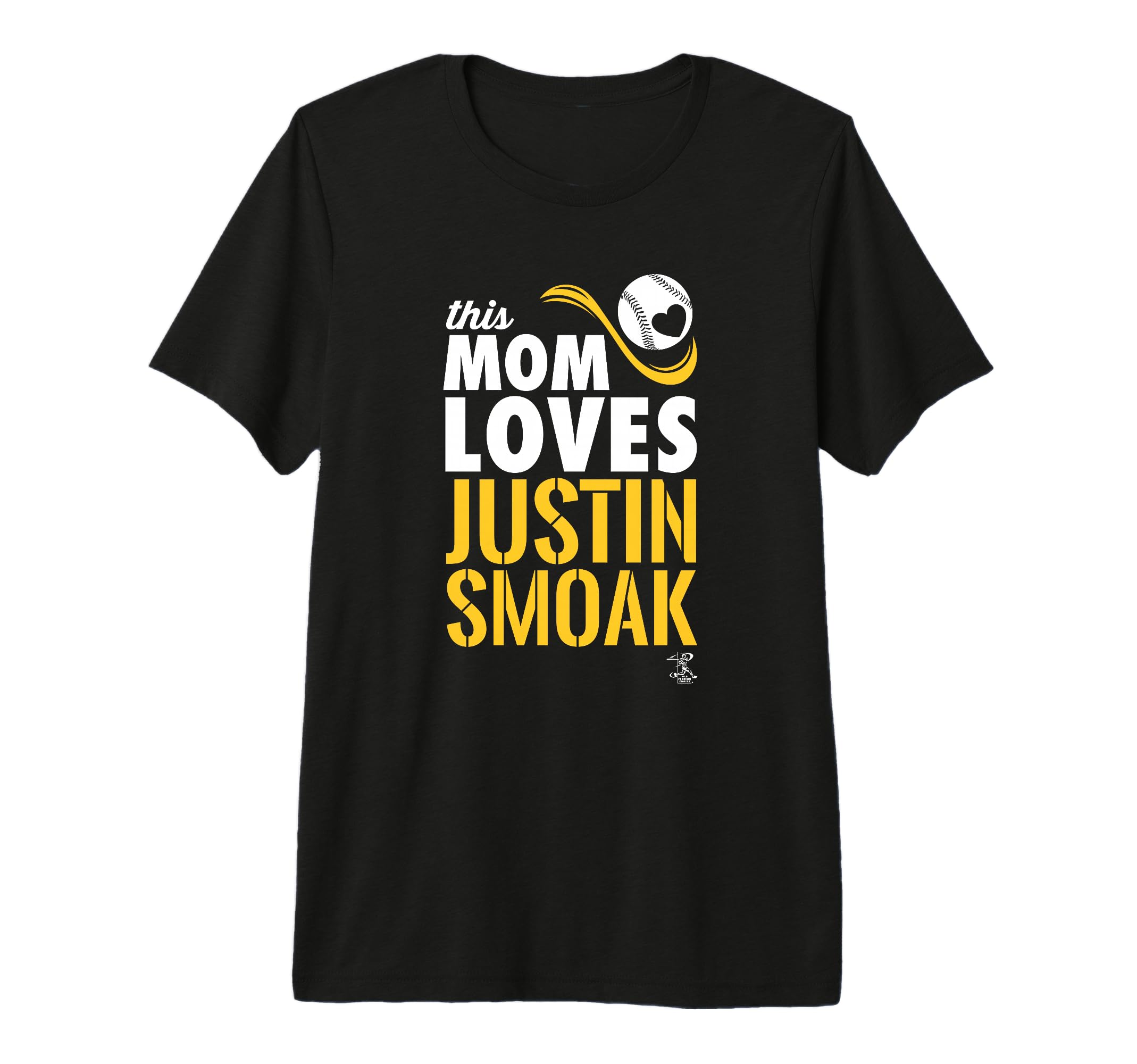 Justin Smoak This Mom Loves Tri Blend T-Shirt - Casual Everyday Wear Unisex - T-Shirt, Sweatshirt, Hoodie