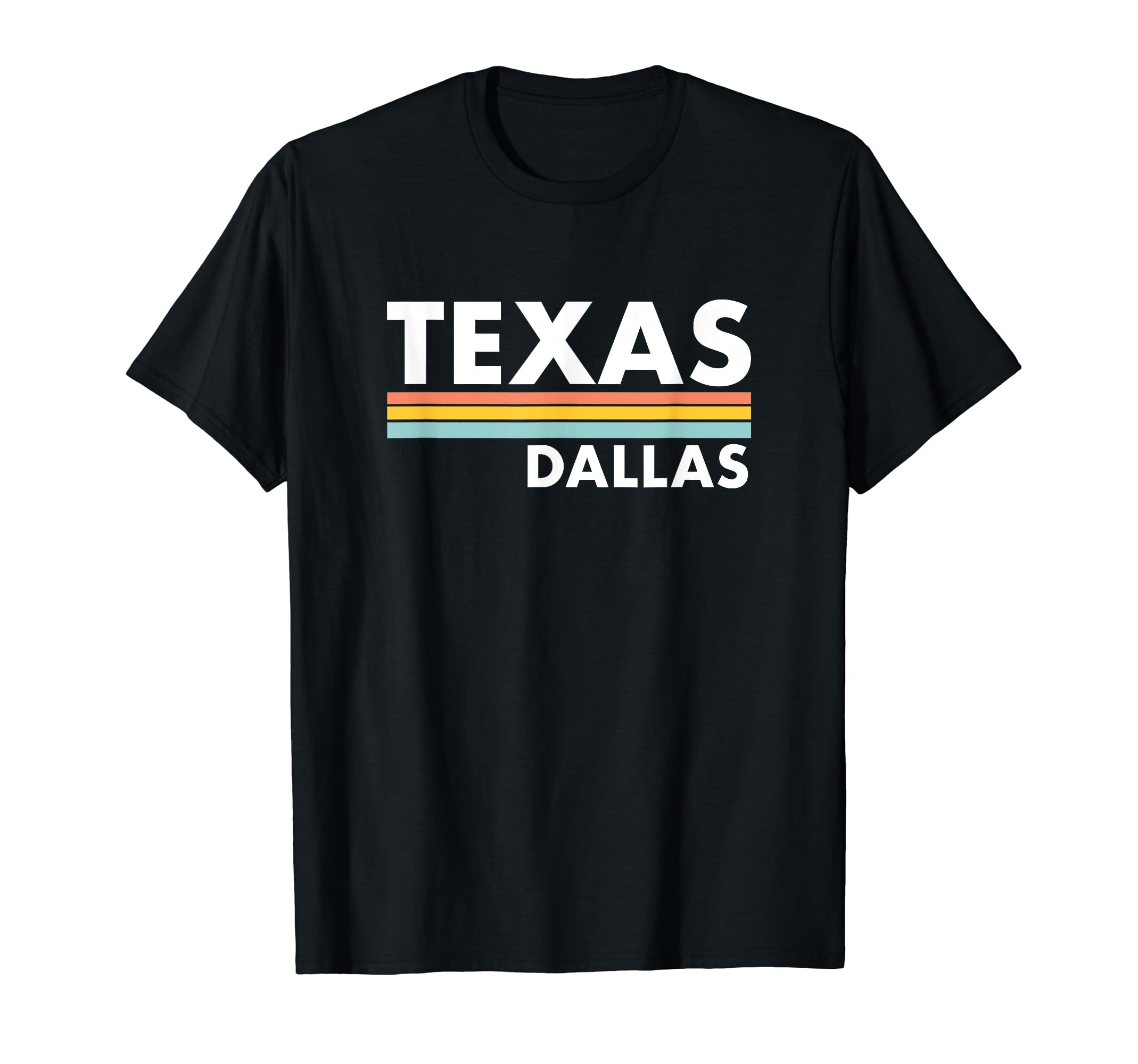 Texas Dallas Stripes T-Shirt - Trendy Graphic for Adults - T-Shirt, Sweatshirt, Hoodie