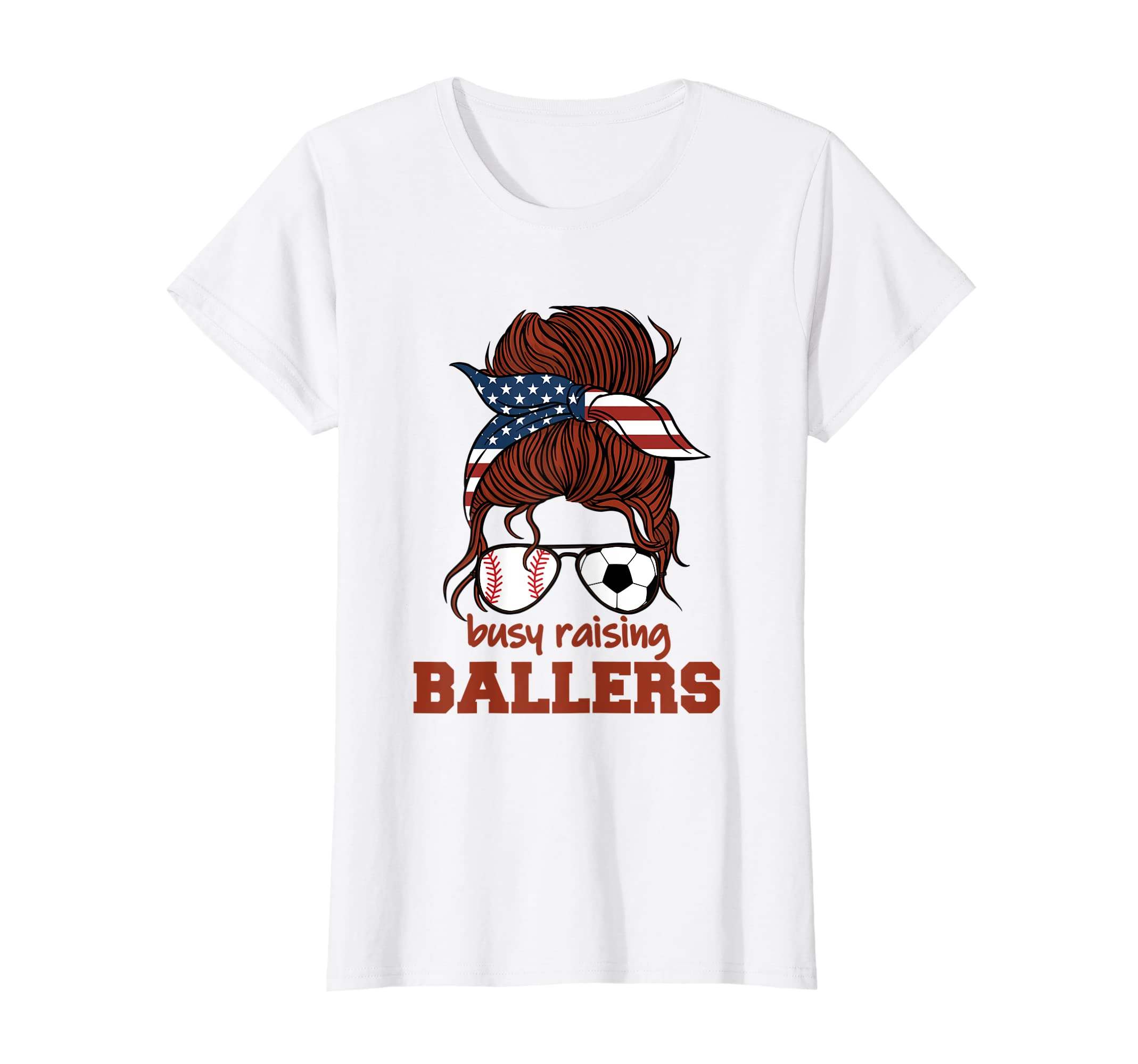 Womens Baseball And Soccer Mom Busy T-Shirt - Aesthetic Graphic Unisex - T-Shirt, Sweatshirt, Hoodie