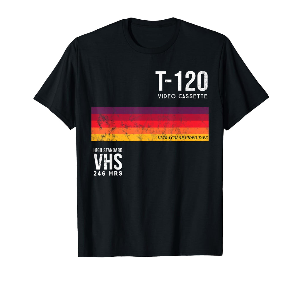 80S Video Cassette Tape Vhs T-Shirt - Unique Graphic for Adults - T-Shirt, Sweatshirt, Hoodie