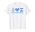 Support Israel Peace Love Israel I T-Shirt - Trendy Graphic for Adults - T-Shirt, Sweatshirt, Hoodie