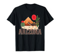 Arizona Roadrunner Boho Desert Cactus T-Shirt - Custom Art Print Unisex - T-Shirt, Sweatshirt, Hoodie