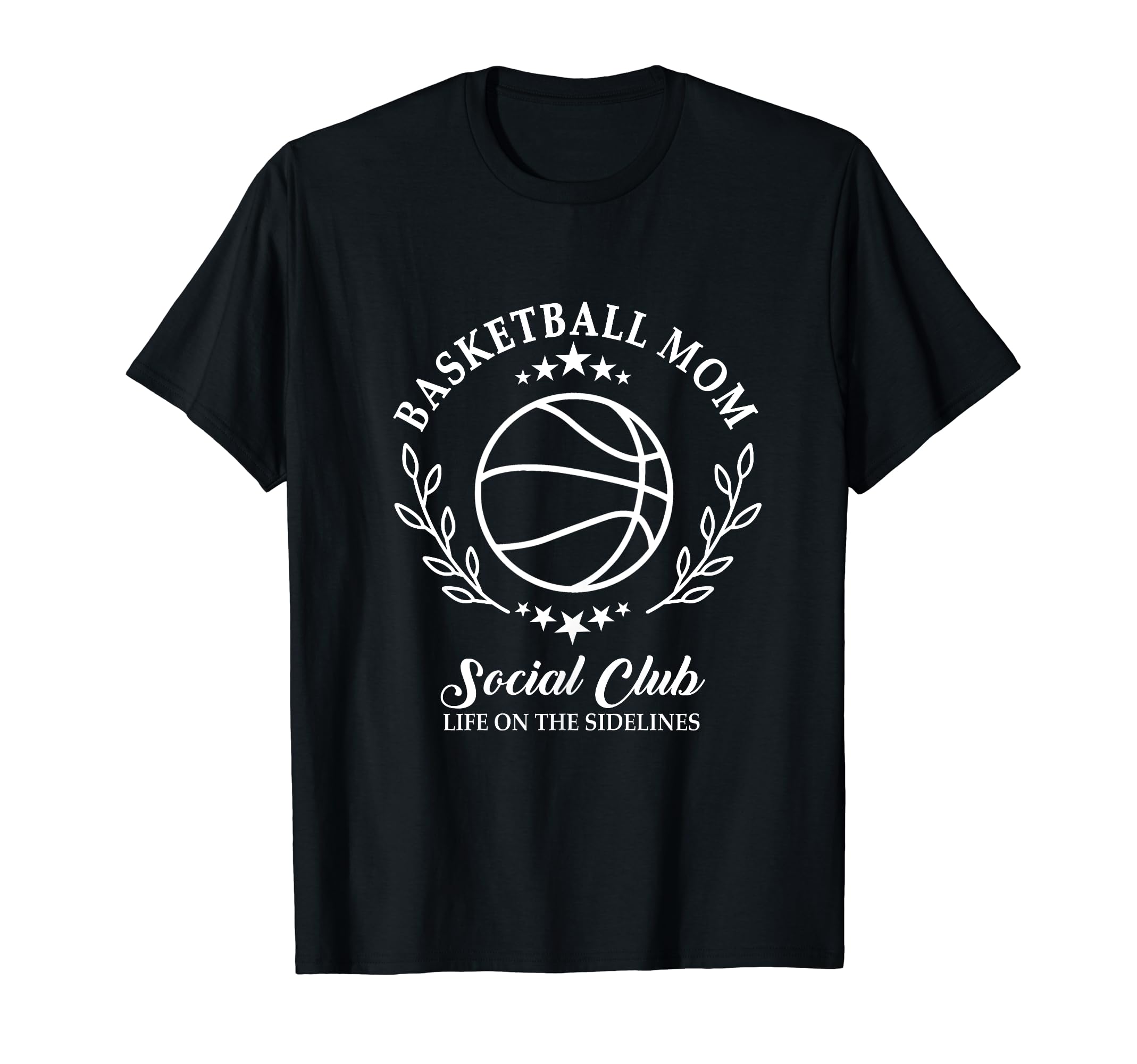 Sideline Social Club Basketball Mom T-Shirt - Custom Art Print Men Women - T-Shirt, Sweatshirt, Hoodie