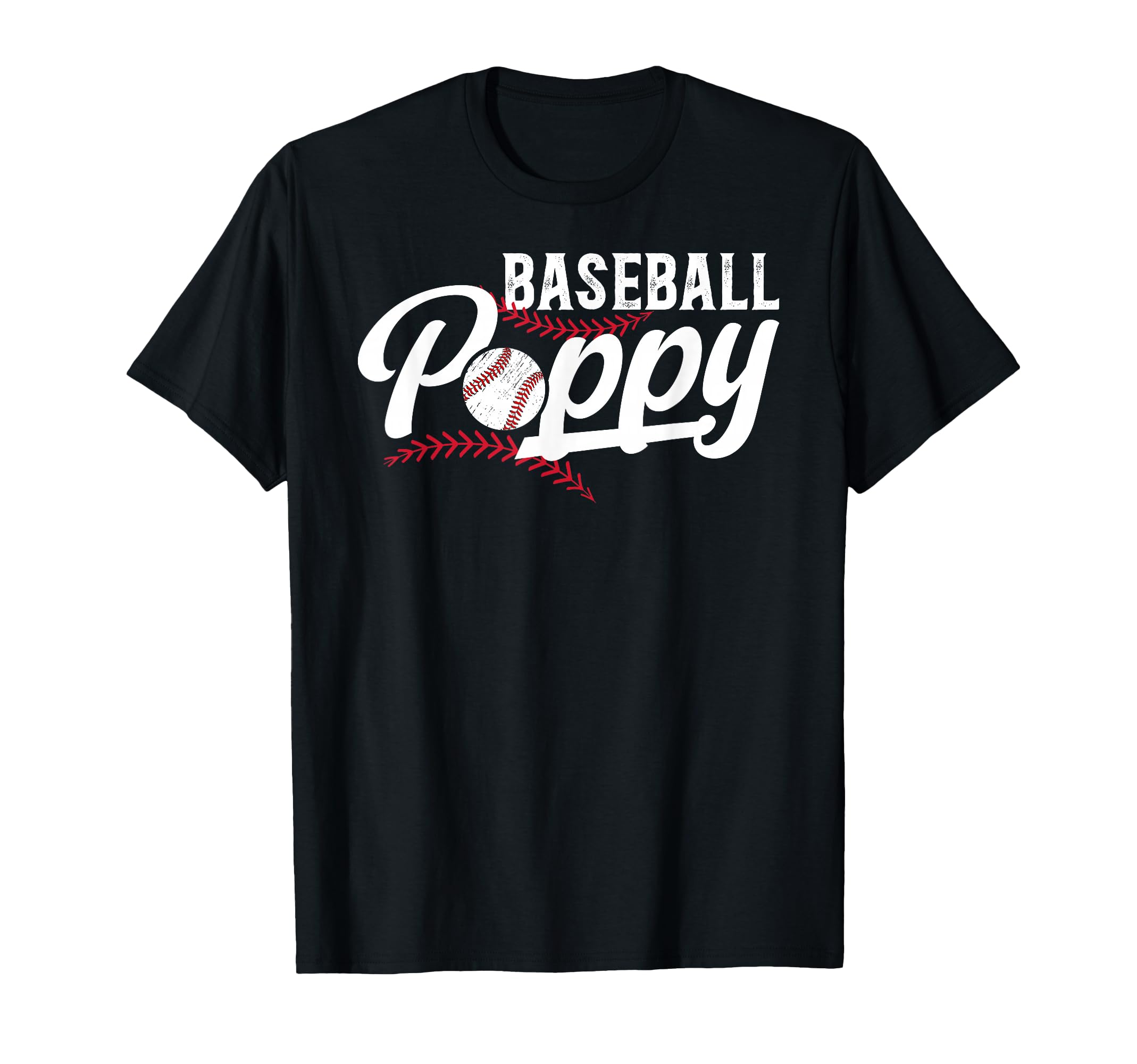 Baseball Poppy Baseball Player T-Shirt - Casual Everyday Wear Men Women - T-Shirt, Sweatshirt, Hoodie