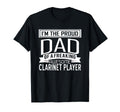 Proud Dad Awesome Clarinet Player T-Shirt - Streetwear Style for Adults - T-Shirt, Sweatshirt, Hoodie