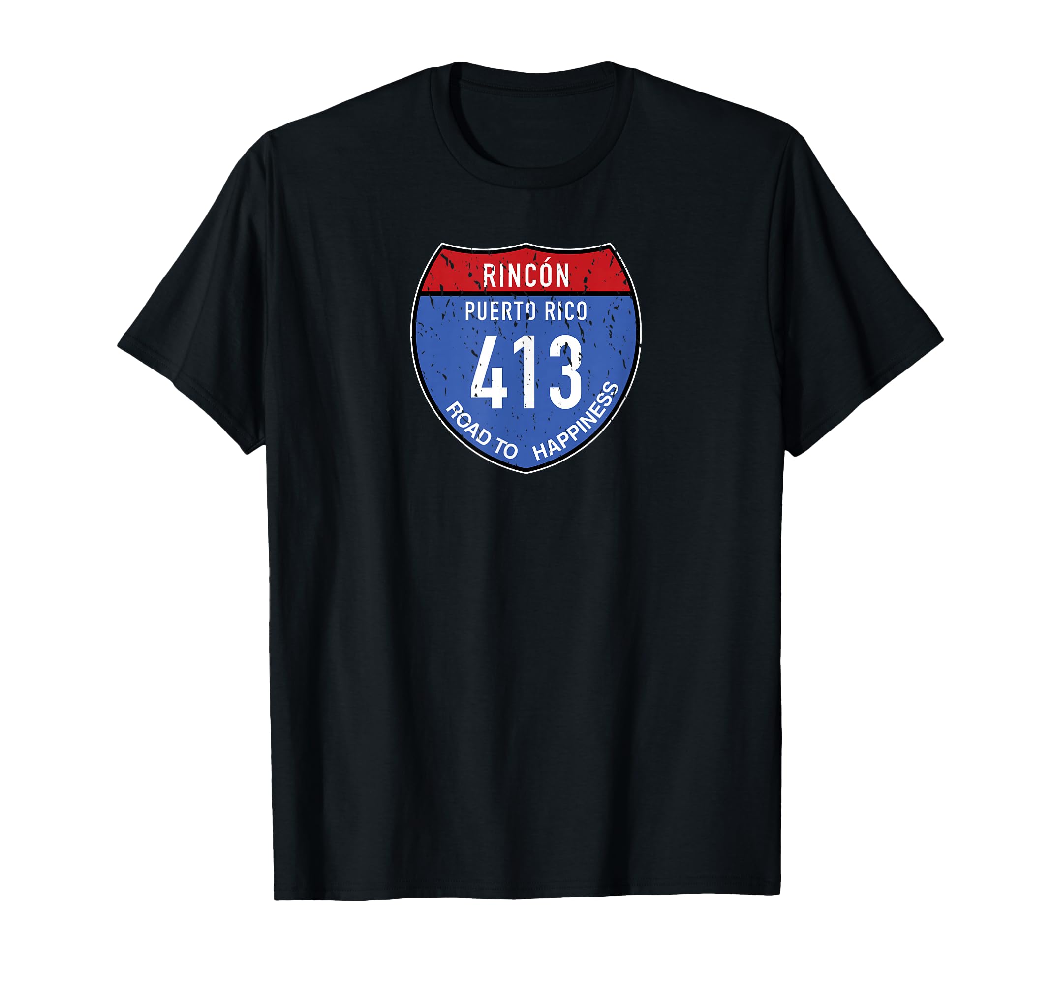Rinc N Puerto Rico Road To Happiness T-Shirt - Casual Everyday Wear Unisex - T-Shirt, Sweatshirt, Hoodie