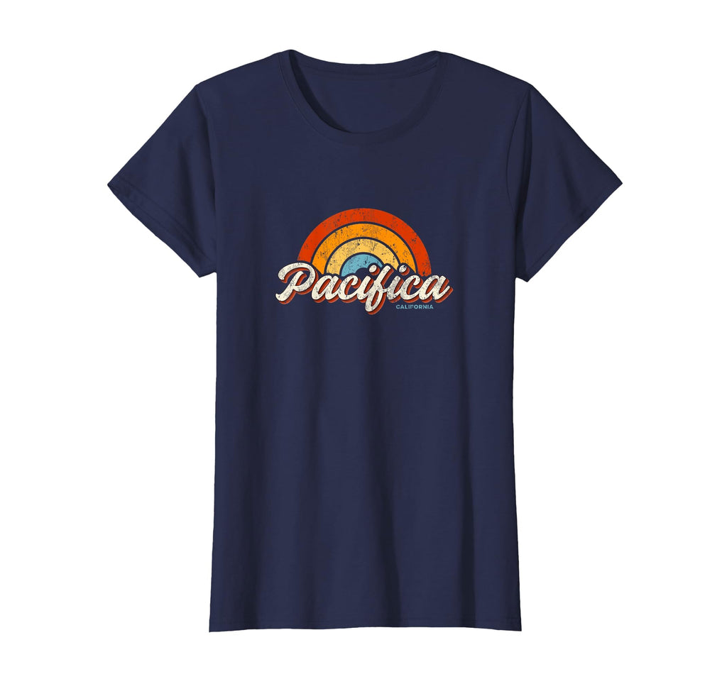 Pacifica California Ca Rainbow 70S T-Shirt - Streetwear Style Men Women - T-Shirt, Sweatshirt, Hoodie