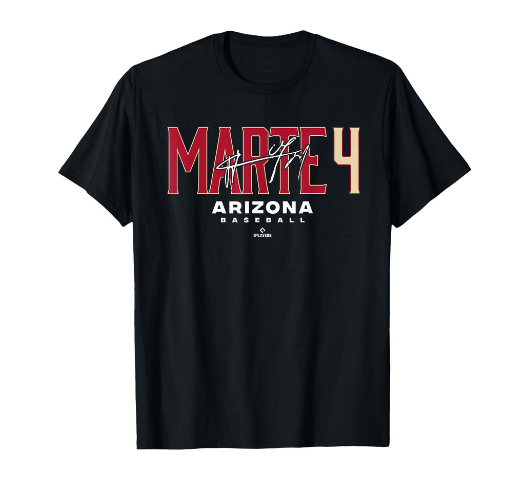 Name Number City Ketel Marte 4 Arizona T-Shirt - Minimalist Print Unisex - T-Shirt, Sweatshirt, Hoodie