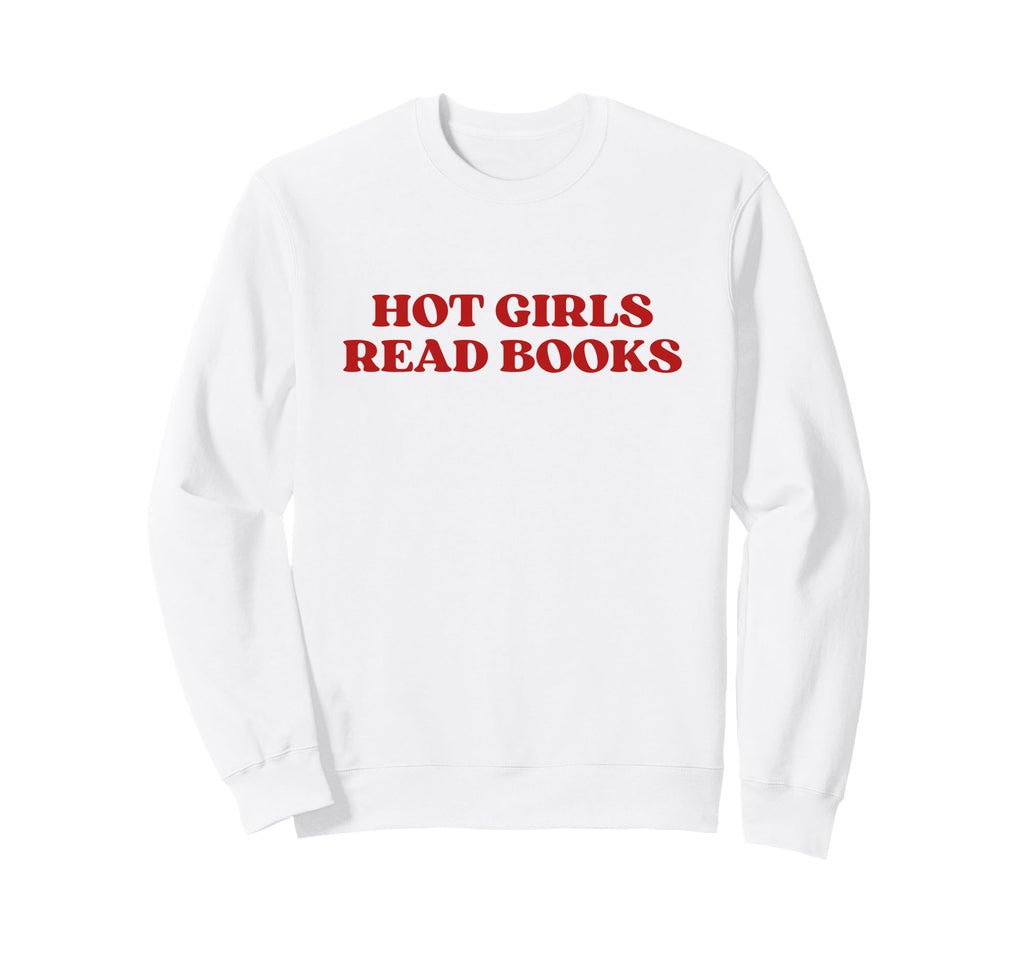 Hot Read Books Y2K Aesthetic Trendy Sweatshirt - Unique Graphic for Adults - T-Shirt, Sweatshirt, Hoodie