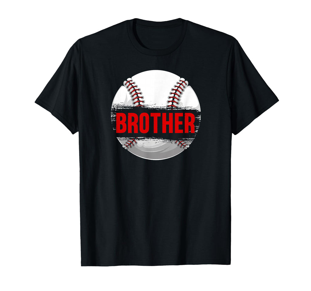 Brother Baseball Player Proud Baseball T-Shirt - Custom Art Print Unisex - T-Shirt, Sweatshirt, Hoodie