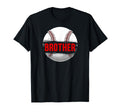 Brother Baseball Player Proud Baseball T-Shirt - Custom Art Print Unisex - T-Shirt, Sweatshirt, Hoodie