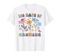 100 Days Growing Boho Flower 100Th T-Shirt - Aesthetic Graphic Men Women - T-Shirt, Sweatshirt, Hoodie