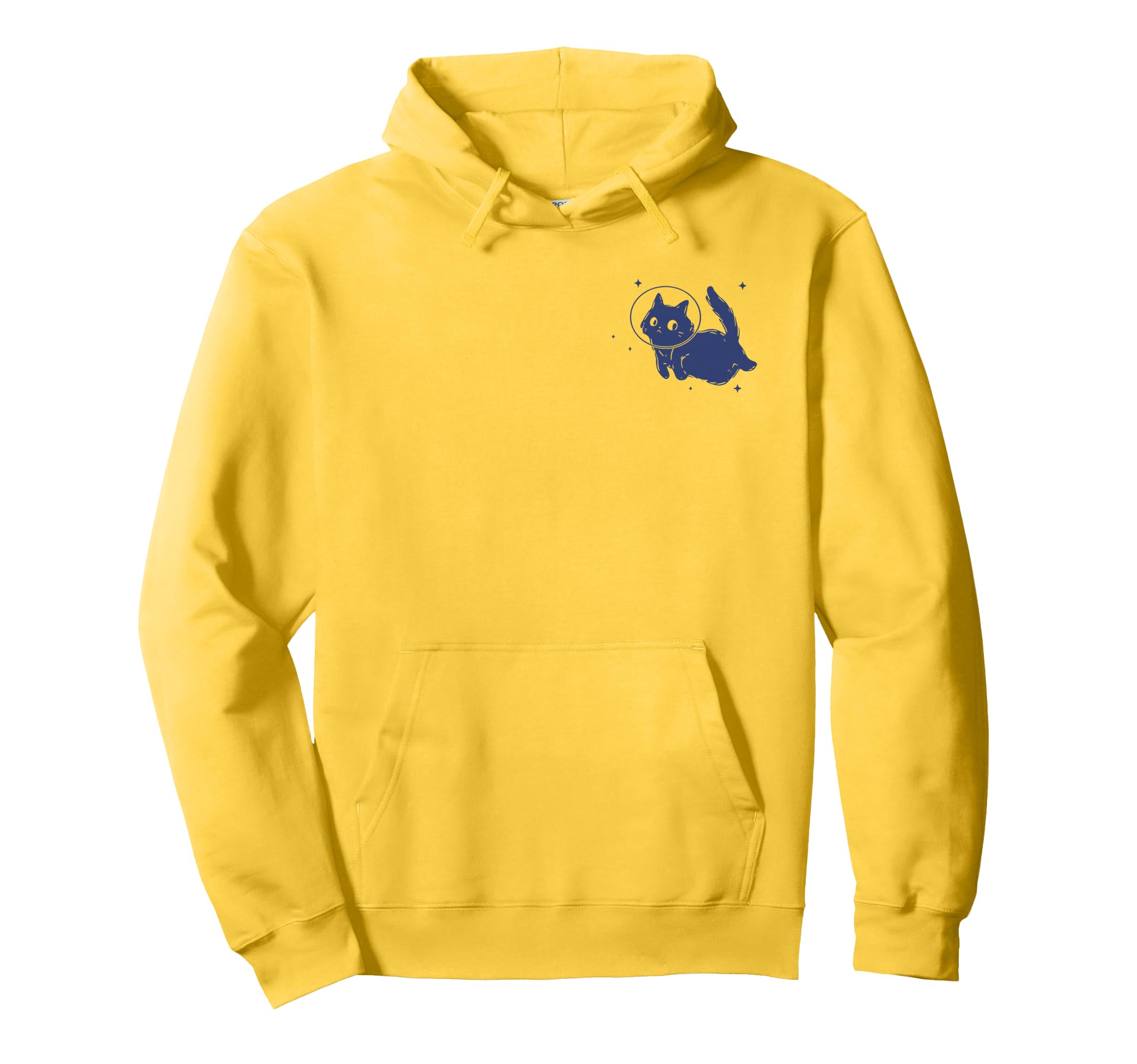 2 Sided Cats Space Aesthetic 90S Hoodie - Fun Novelty Design Unisex - T-Shirt, Sweatshirt, Hoodie