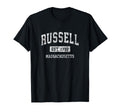 Russell Massachusetts Ma Sports T-Shirt - Fun Novelty Design Unisex - T-Shirt, Sweatshirt, Hoodie