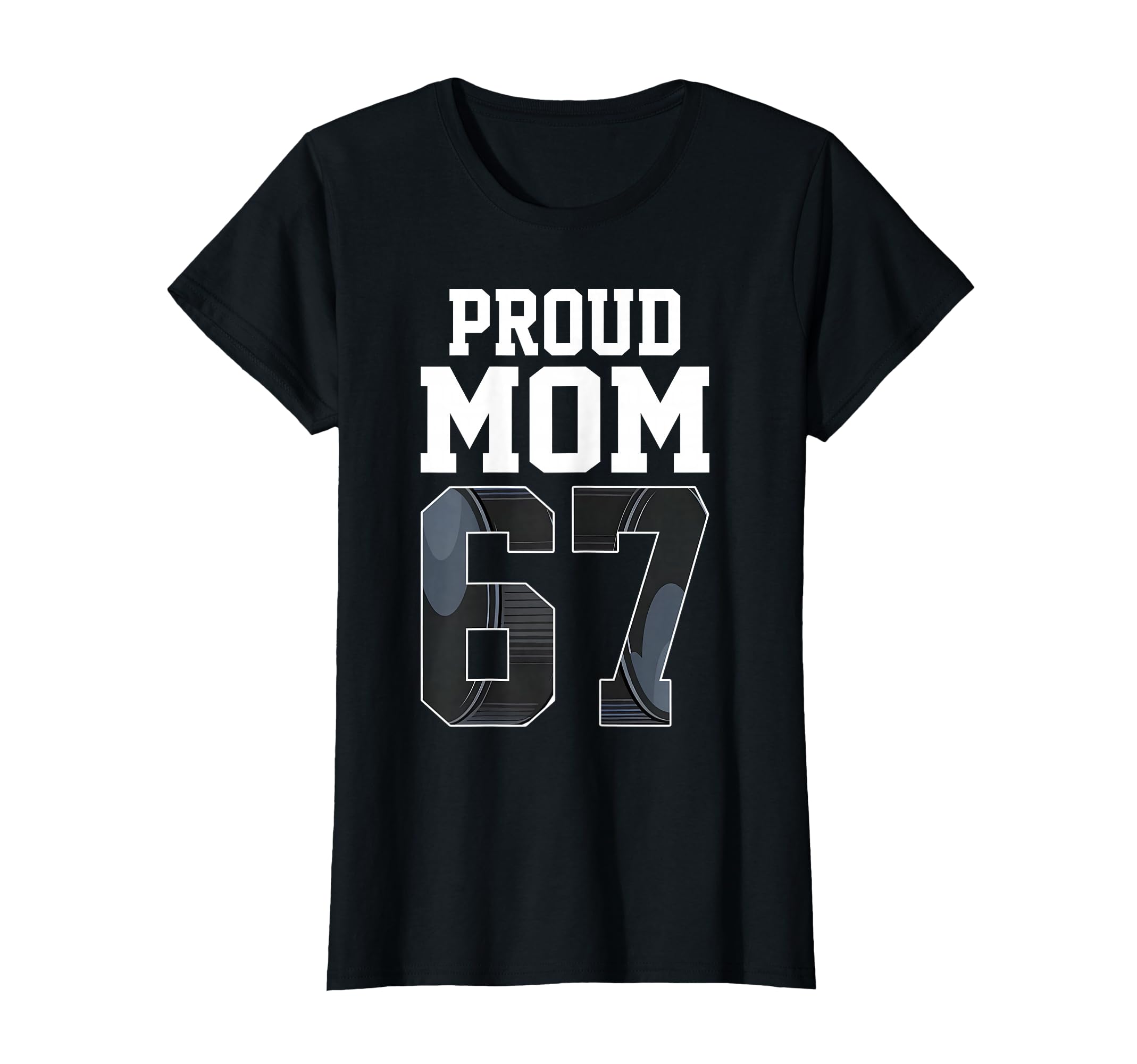 Womens Proud Mom Hockey Player T-Shirt - Aesthetic Graphic Men Women - T-Shirt, Sweatshirt, Hoodie
