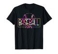 Tie Dye Baseball Mom Life Baseball T-Shirt - Aesthetic Graphic Men Women - T-Shirt, Sweatshirt, Hoodie
