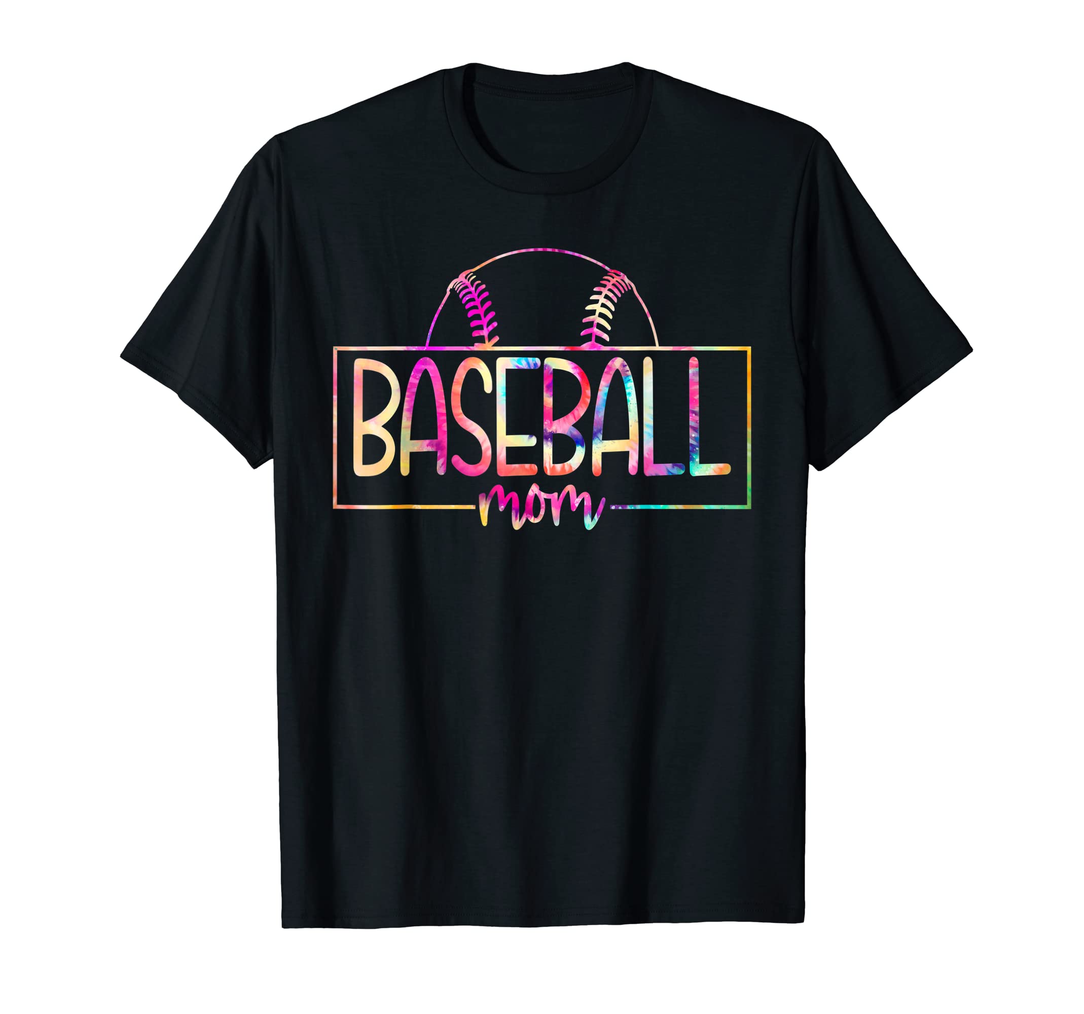 Tie Dye Baseball Mom Life Baseball T-Shirt - Aesthetic Graphic Men Women - T-Shirt, Sweatshirt, Hoodie