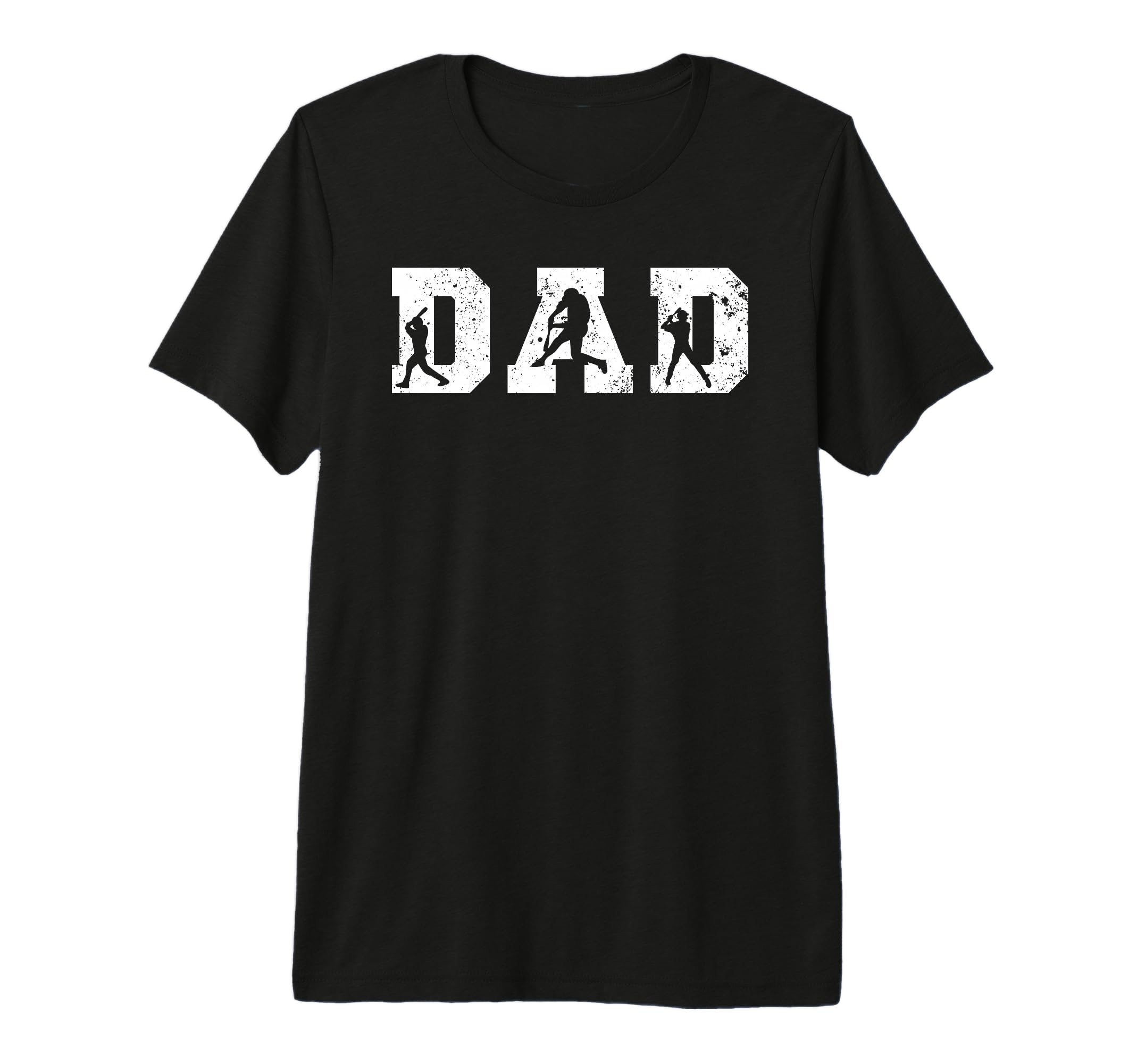 Mens Dad Proud Baseball Dad Baseball T-Shirt - Custom Art Print Men Women - T-Shirt, Sweatshirt, Hoodie