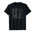 Tennessee State Flag Home Gray T-Shirt - Custom Art Print Men Women - T-Shirt, Sweatshirt, Hoodie
