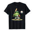 Adorable Turtle Baseball Player Hitting T-Shirt - Streetwear Style Unisex - T-Shirt, Sweatshirt, Hoodie