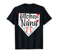Baseball Pitcher Nana Grandma Nana T-Shirt - Graphic Print for Adults - T-Shirt, Sweatshirt, Hoodie