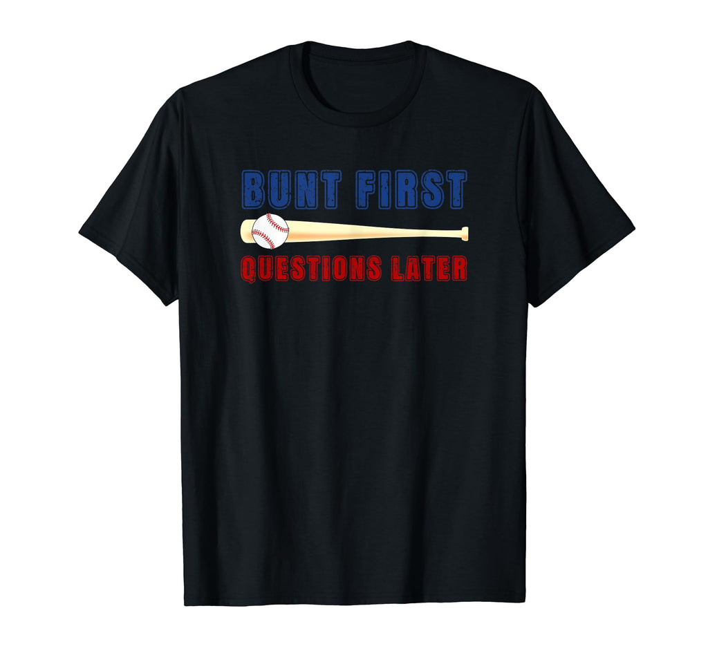 Funny Leadoff Hitter Bunt Small T-Shirt - Fun Novelty Design Men Women - T-Shirt, Sweatshirt, Hoodie