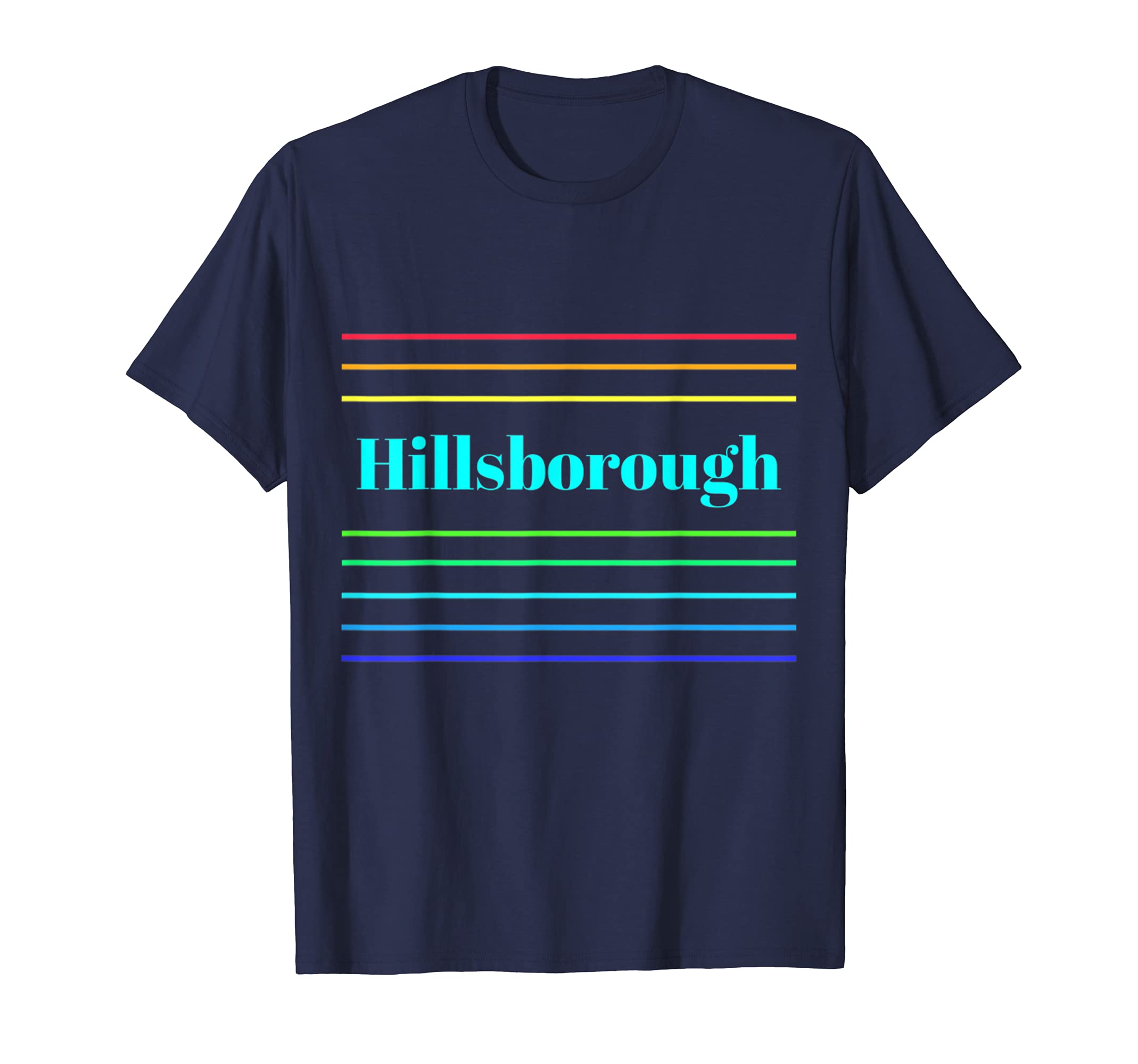 Hillsborough Stripe T-Shirt - Casual Everyday Wear Unisex - T-Shirt, Sweatshirt, Hoodie
