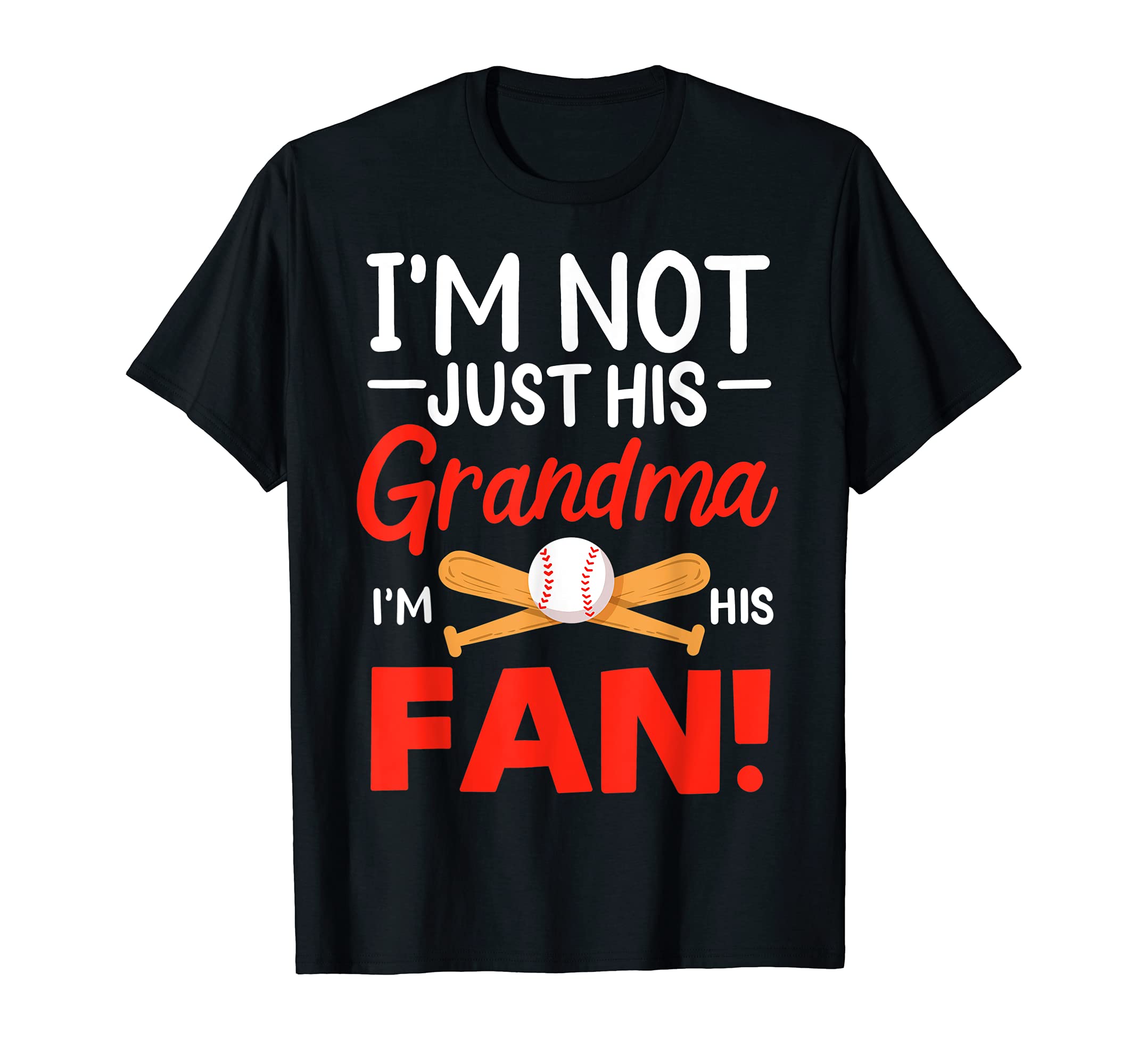 Baseball Grandma Baseball Fan T-Shirt - Custom Art Print for Adults - T-Shirt, Sweatshirt, Hoodie