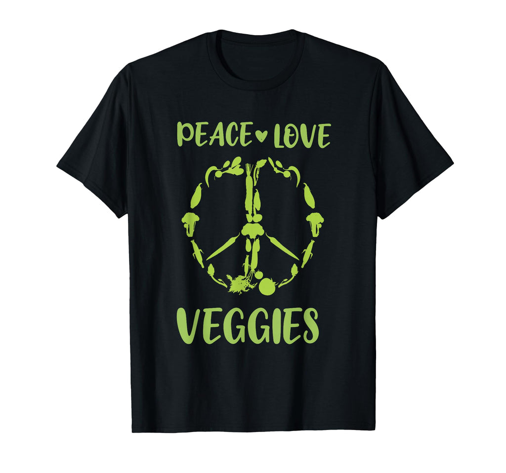Peace Love Veggies T-Shirt - Trendy Graphic for Adults - T-Shirt, Sweatshirt, Hoodie