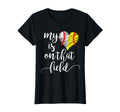 Baseball And Softball Mom My Heart Is T-Shirt - Graphic Print Men Women - T-Shirt, Sweatshirt, Hoodie