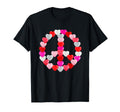 Valentines Day Heart Balloons Peace T-Shirt - Aesthetic Graphic Unisex - T-Shirt, Sweatshirt, Hoodie