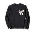 Baseball Bow Baseball Mom Mama Sweatshirt - Graphic Print Unisex - T-Shirt, Sweatshirt, Hoodie