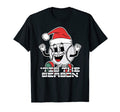 Tis Season Baseball Santa Hat Baseball T-Shirt - Trendy Graphic for Adults - T-Shirt, Sweatshirt, Hoodie