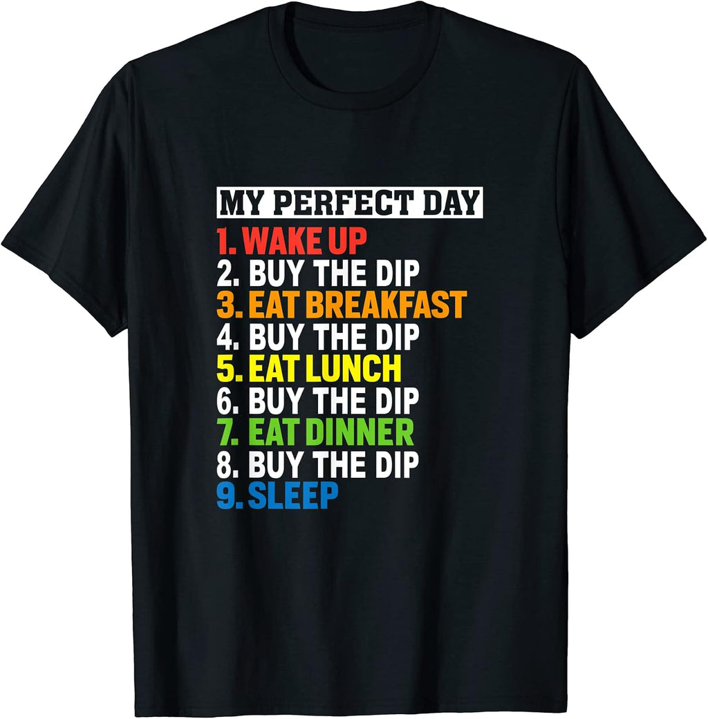 BUY THE DIP CRYPTO MEME NOVELTY MERCH - Adult & Kids T-Shirts, Sweatshirts & Hoodies apparel design preview 1