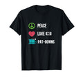Peace Love And Pat Downs Transportation T-Shirt - Graphic Print Unisex - T-Shirt, Sweatshirt, Hoodie
