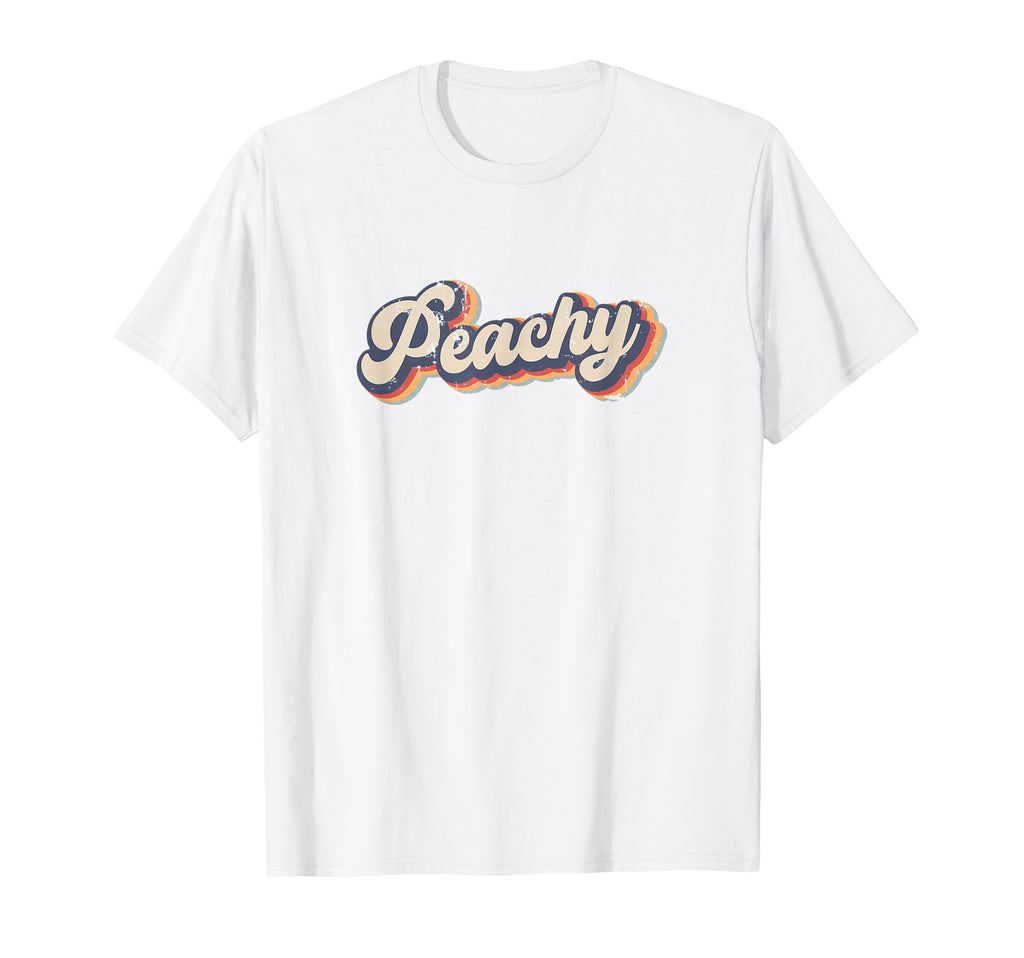 Peachy Rainbow T-Shirt - Unique Graphic Unisex - T-Shirt, Sweatshirt, Hoodie