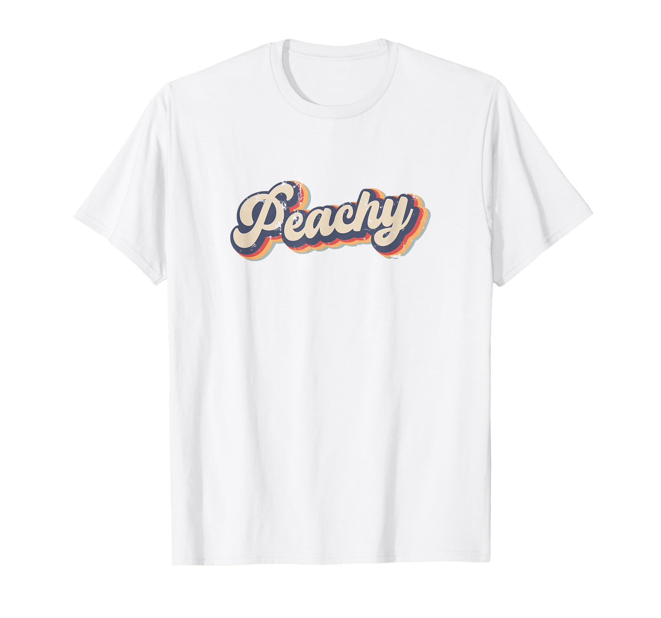 Peachy Rainbow T-Shirt - Unique Graphic Unisex - T-Shirt, Sweatshirt, Hoodie