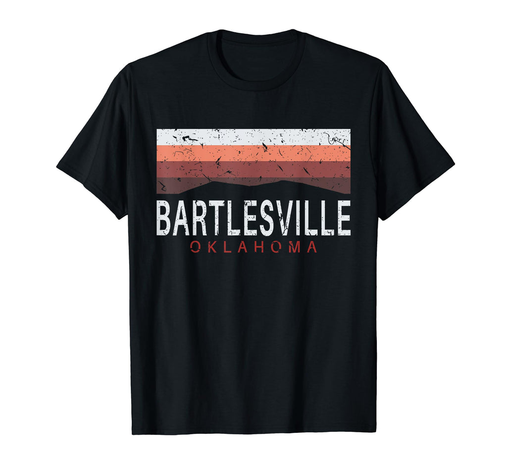 Bartlesville Oklahoma Ok Distressed T-Shirt - Unique Graphic Unisex - T-Shirt, Sweatshirt, Hoodie