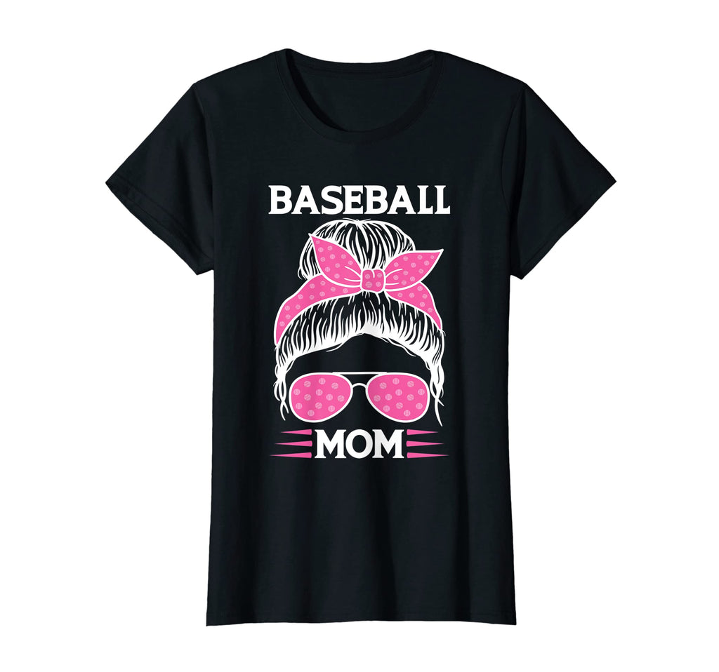 Womens Baseball Mom T-Shirt - Minimalist Print Men Women - T-Shirt, Sweatshirt, Hoodie