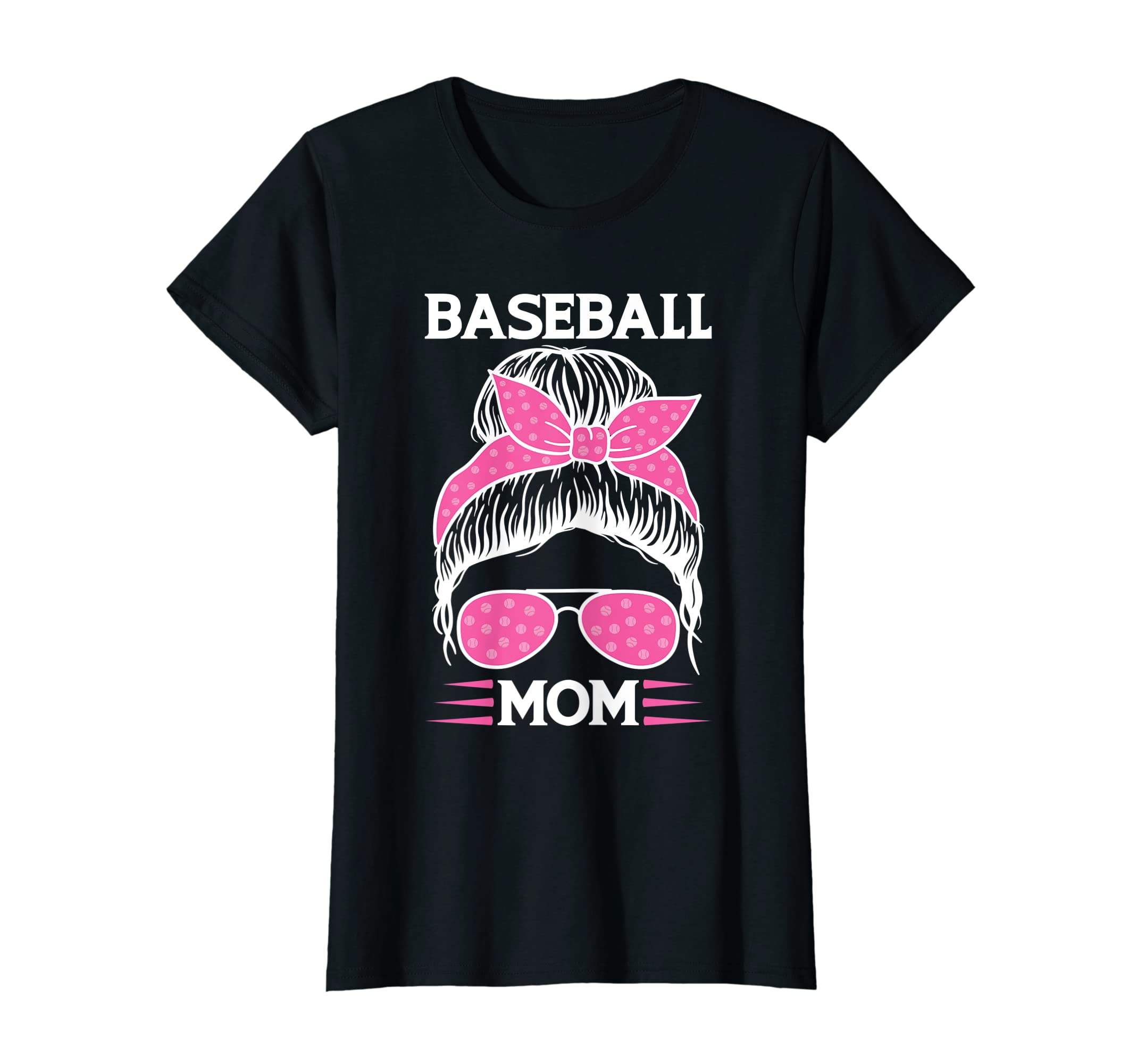 Womens Baseball Mom T-Shirt - Minimalist Print Men Women - T-Shirt, Sweatshirt, Hoodie
