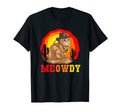 Meowdy Funny Country Music Cat Cowboy T-Shirt - Trendy Graphic for Adults - T-Shirt, Sweatshirt, Hoodie