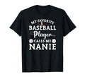 My Favorite Baseball Player Calls Me T-Shirt - Minimalist Print Men Women - T-Shirt, Sweatshirt, Hoodie