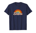 Evans Colorado Co Rainbow 70S T-Shirt - Unique Graphic for Adults - T-Shirt, Sweatshirt, Hoodie
